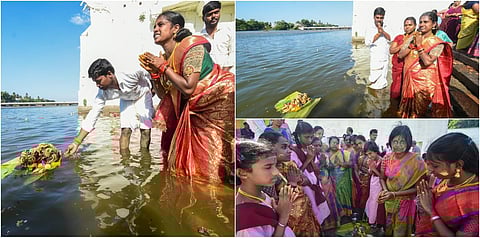 ஆடிப்பெருக்கு கோலாகலம் @ திருவையாறு காவிரி படித்துறை - போட்டோ ஸ்டோரி