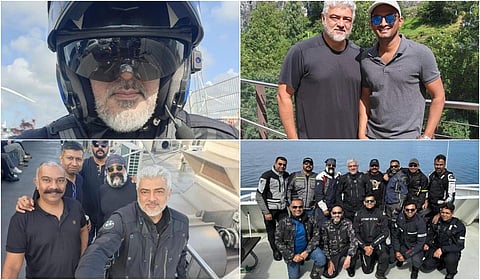 நார்வேயில் வலம் வரும் நடிகர் அஜித் - புகைப்படத் தொகுப்பு