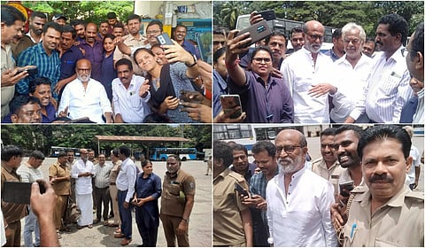 ரஜினியின் பேருந்து பணிமனை விசிட் - ஆல்பம்