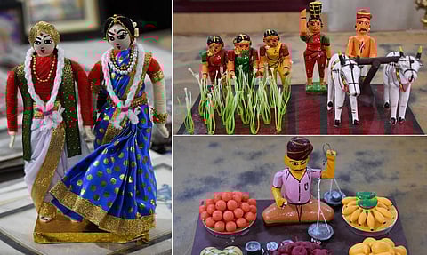 க்ளோஸப்பில் கொலு பொம்மைகள் - ஆல்பம்