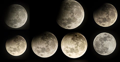 ஆண்டின் கடைசி சந்திர கிரகணம் - சிறப்பு புகைப்பட தொகுப்பு