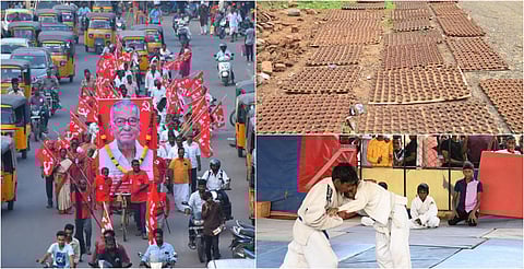 தீப விளக்குகள் முதல் டேக்வாண்டோ போட்டி வரை | நம்ம ஊரு போட்டோ ஸ்டோரி @ நவ.16, 2023