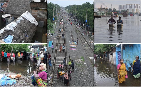 வடியாத மழைநீரில் தவிக்கும் வட சென்னை மக்கள் | புகைப்படத் தொகுப்பு