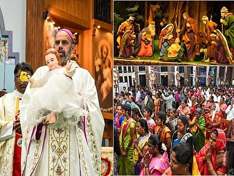 தேவாலயங்களில் களைகட்டிய கிறிஸ்துமஸ் கொண்டாட்டம் | புகைப்படத் தொகுப்பு