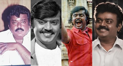 ‘வியத்தகு’ விஜயகாந்த் வாழ்வில் சினிமாவும் அரசியலும் | போட்டோ ஸ்டோரி