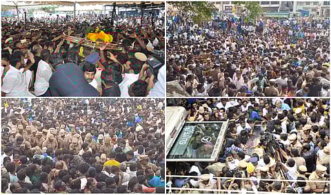 விஜயகாந்த் உடலுக்கு மக்கள் கண்ணீர் அஞ்சலி | போட்டோ ஸ்டோரி