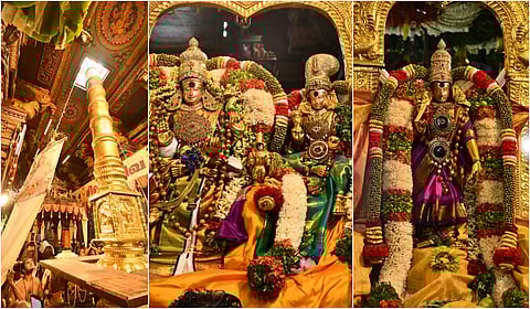 Chitrai Festival Flag Hoisting at Madurai Meenakshi Amman Temple - Photo Gallery