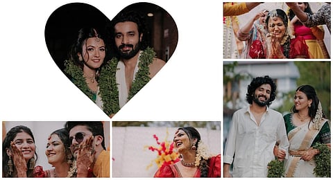 Aparna Das - Deepak Parampol wedding