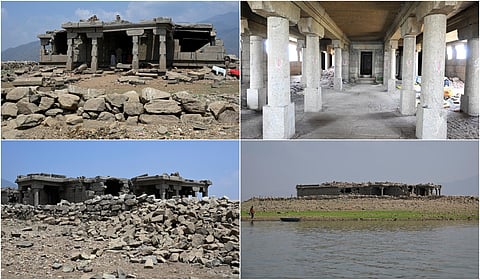 Bhavanisagar Dam Exposed Danayakkan Fort - Photo Story