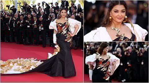 Aishwarya Rai walks the red carpet at Cannes