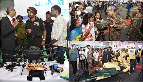 Military Equipment Exhibition in Coimbatore