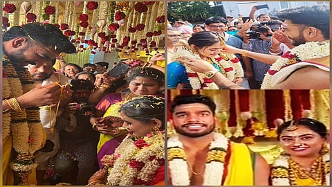 Cricketer Venkatesh Iyer Shruti Wedding Photo Story