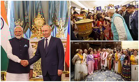 prime minister modi at Moscow