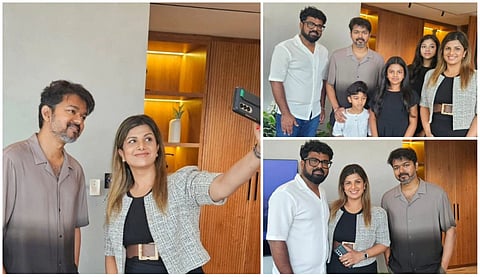 Actress Rambha meet vijjay album