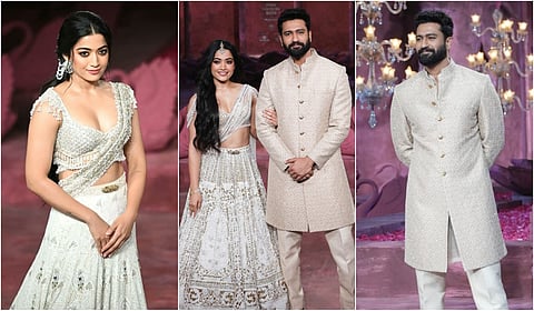 Actor Vicky Kaushal And Rashmika Mandanna fashion show Album