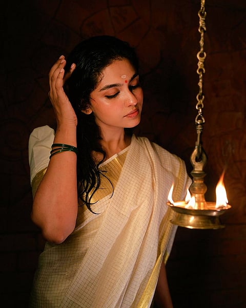 Mamitha Baiju Onam special photo album