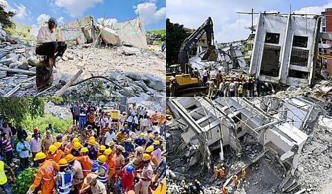 Bengaluru Building Collapsed - Photo Story