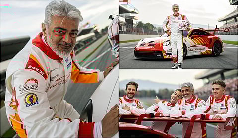 Actor Ajith Kumar in car racing - photo gallery