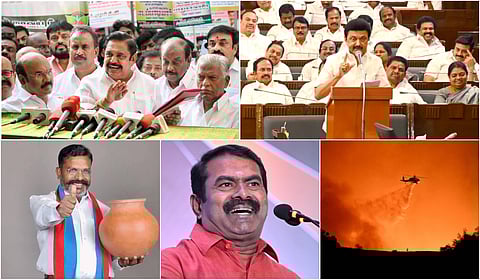 From AIADMK By election Boycott to US Forest Fire Impact | Top 10 News