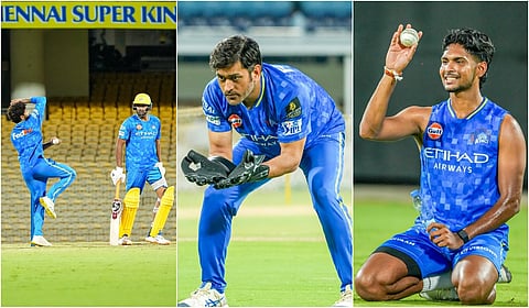 IPL 2025 CSK team in training images