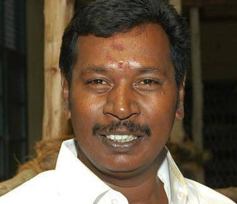 நிலம் அபகரித்ததாக தாய் புகார்: தேமுதிக எம்.எல்.ஏ. ராஜா கைது