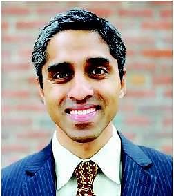 அமெரிக்காவில் மருத்துவ ஜெனரலாகும் டாக்டர்  விவேக் மூர்த்தி