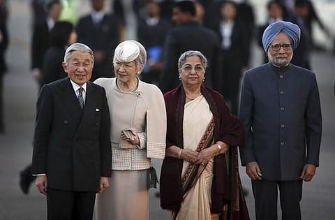 இந்தியாவில் ஜப்பான் பேரரசர் ஒரு வாரம் சுற்றுப்பயணம்