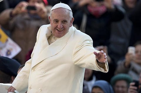 சிறந்த மனிதராக போப் தேர்வு வாடிகன் வரவேற்பு