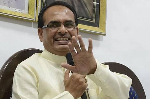 மத்தியப் பிரதேச முதல்வராக சிவராஜ்சிங் சவுகான் பதவியேற்பு