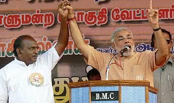 தே.மு.தி.கவுடன் கூட்டணி பேச்சுவார்த்தை நடக்கிறது﻿: பொன்.ராதாகிருஷ்ணன் பேட்டி﻿﻿