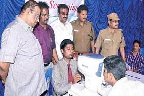 சர்க்கரை, ரத்த அழுத்தத்தால் ஓட்டுநர்கள் பாதிப்பு: ஆர்.டி.ஓ. மருத்துவ முகாமில் கண்டுபிடிப்பு﻿