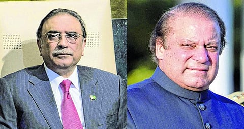 ஒரே நிகழ்ச்சியில் நவாஸ் ஷெரீப், ஜர்தாரி