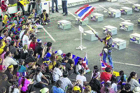 தாய்லாந்து தேர்தல்: புறக்கணிப்பு போராட்டத்தால் 45 தொகுதிகளில் வாக்குப் பதிவு ரத்து