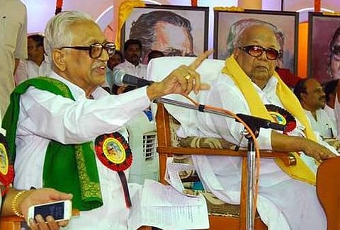 நாடாளுமன்றத் தேர்தல் வெற்றி அரசியலுக்கு அப்பாற்பட்டது: திமுக மாநாட்டில் க.அன்பழகன் பேச்சு