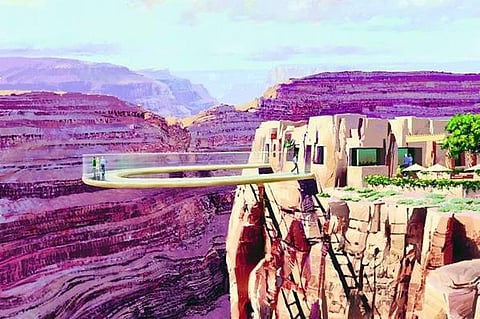 அந்தரத்தில் கண்ணாடி பால்கனி!