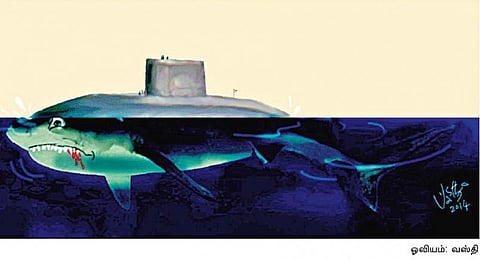 மூழ்குவது இந்திய நீர்மூழ்கிகள் மட்டும்தானா?