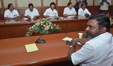 திமுக கூட்டணியில் முஸ்லிம் லீக் கட்சிக்கு ஒரு தொகுதி﻿: வி.சி. கட்சியுடனான பேச்சில் இழுபறி﻿