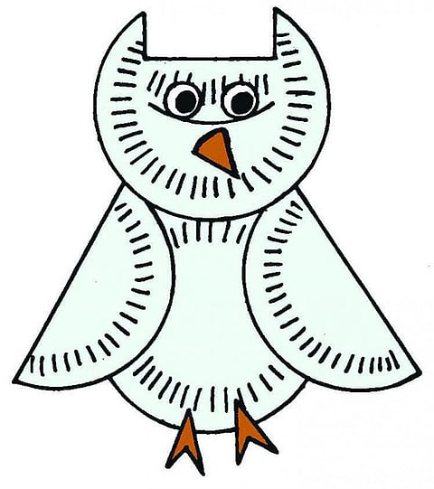 நீங்களே செய்யலாம்- பேப்பர் ப்ளேட் ஆந்தை