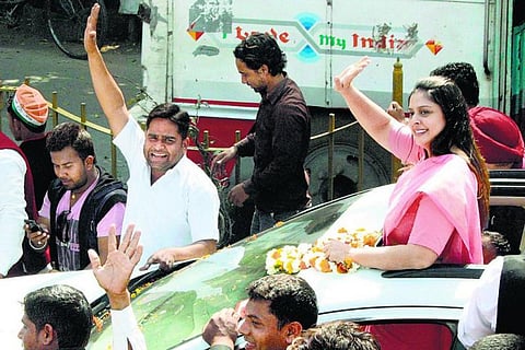 கட்சிப் பணியை முன்வைத்தே தேர்தல் பிரச்சாரம்: நடிகை நக்மா﻿