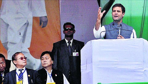 மதச்சார்பின்மையை அழிக்கும் பாஜக﻿: ராகுல் காந்தி குற்றச்சாட்டு﻿