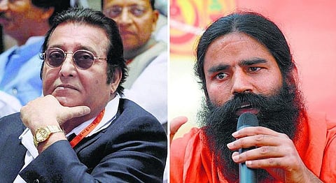 வினோத் கன்னாவுக்கு சிக்கலை ஏற்படுத்தும் ராம் தேவ்: குருதாஸ்பூர் தொகுதி - பாஜக இன்று முடிவு