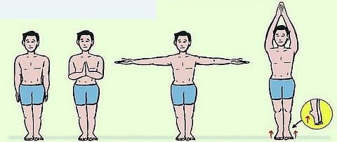 ஆசனங்களின் பலன்: தாடாசனம் (மலை போன்ற நிலை)﻿