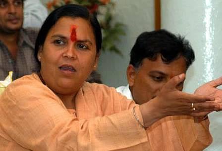 சோனியா காந்தியை எதிர்த்து உமா பாரதி போட்டியில்லை: பாஜக