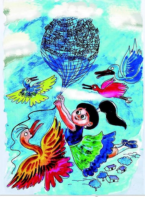 சித்திரக்கதை: பெயர் திருடிக் குருவி﻿