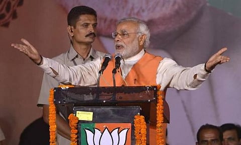 60 ஆண்டுகளில் நேரு குடும்பம் மட்டுமே வளர்ந்திருக்கிறது﻿: பிரியங்காவுக்கு மோடி பதிலடி﻿