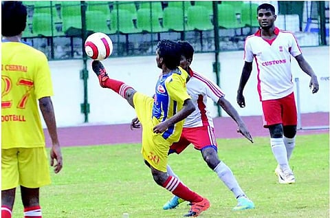 சென்னை லீக் கால்பந்து: சாய் அணிக்கு 5-வது தோல்வி