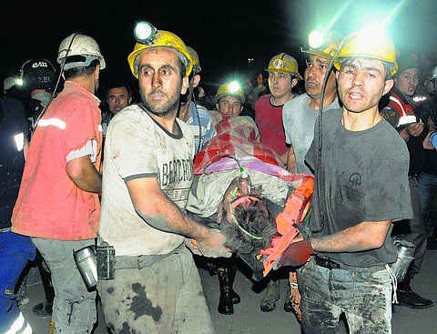 துருக்கி நிலக்கரி சுரங்கத்தில் வெடிவிபத்து 232 தொழிலாளர்கள் பலி