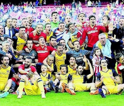 ஸ்பெயின் லீக்: அட்லெடிகோ சாம்பியன்﻿