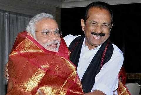 நரேந்திர மோடி பதவியேற்பு விழாவில் ராஜபக்சே பங்கேற்க அனுமதிக்கக் கூடாது: வைகோ வலியுறுத்தல்