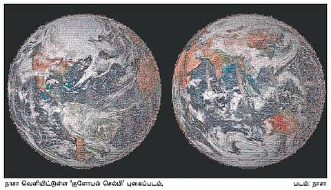 36 ஆயிரம் பேரின் புகைப்படங்களுடன் ‘குளோபல் செல்பி’ நாசா வெளியிட்டது﻿: 113 நாடுகளைச் சேர்ந்தவர்கள் பங்கேற்பு﻿